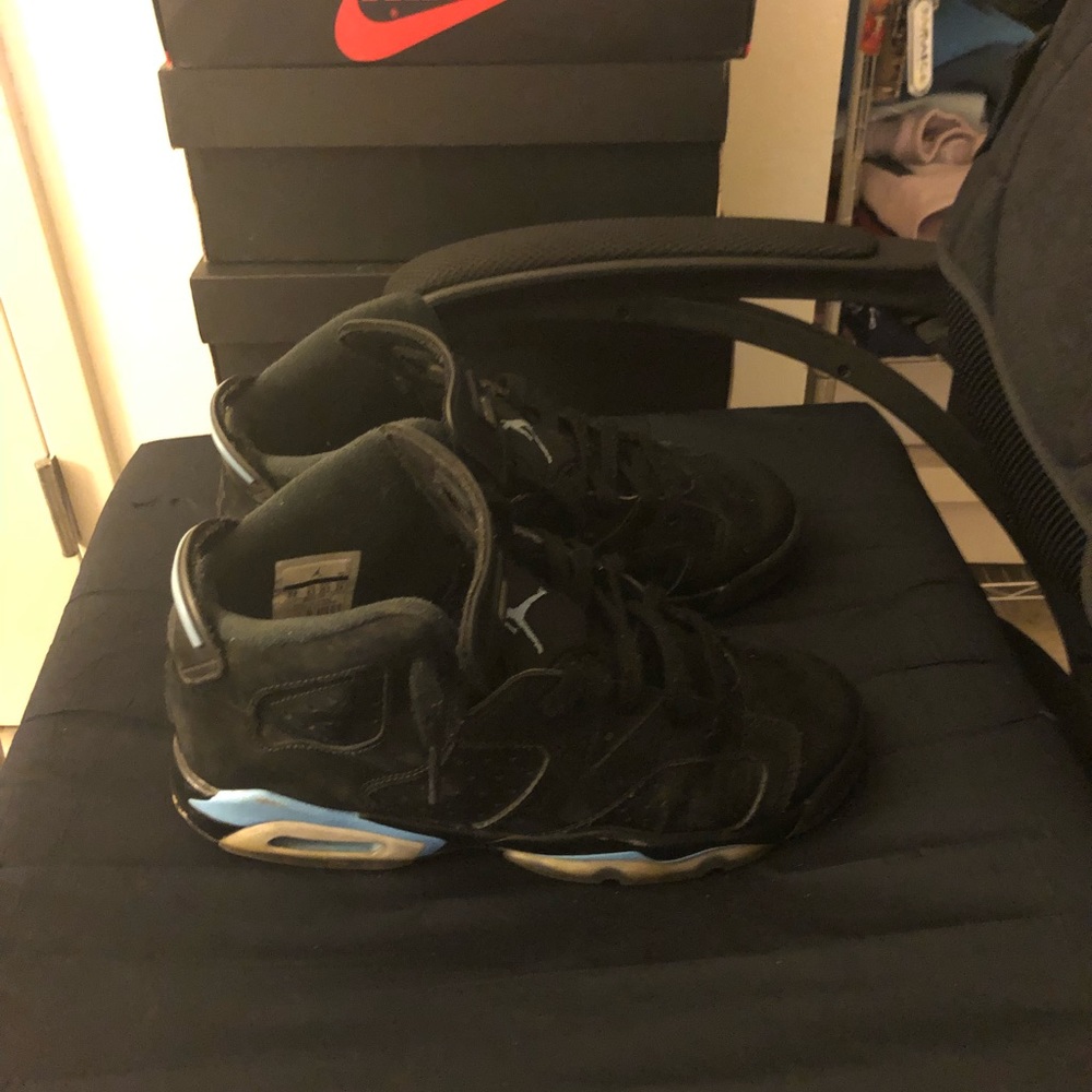 Jordan 6 Unisex Black & Blue 100 % Authentic